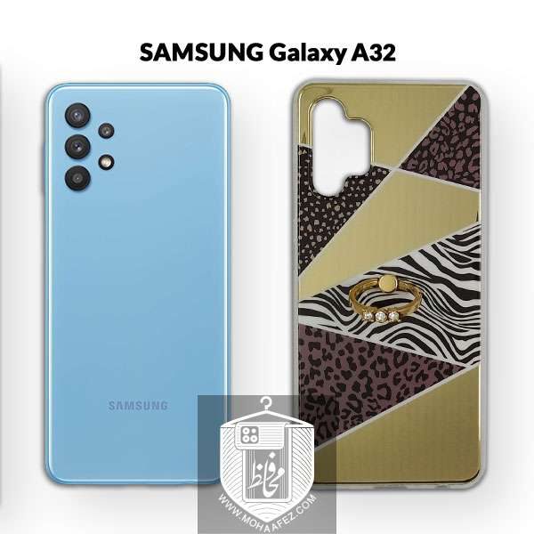 قاب پلنگی سامسونگ Galaxy A32 4G به همراه هولدر انگشتی کد SA516D
