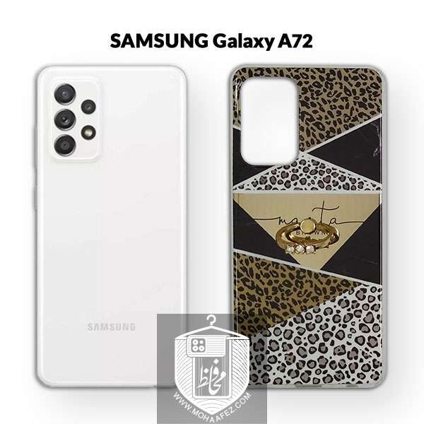 قاب پلنگی سامسونگ Galaxy A72 به همراه هولدر انگشتی کد SA516E